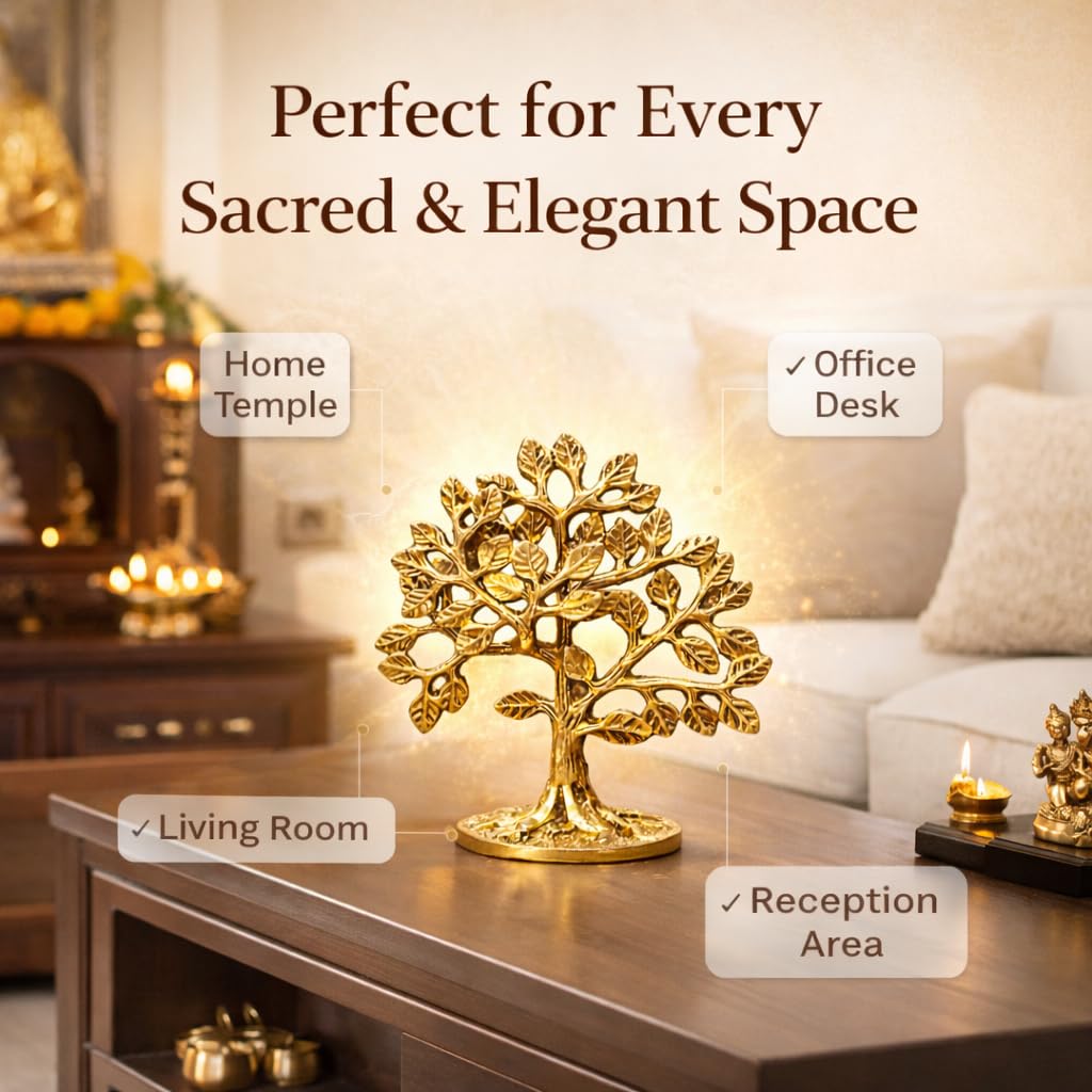 Pure Brass Kalpavriksha Tree - Image 5
